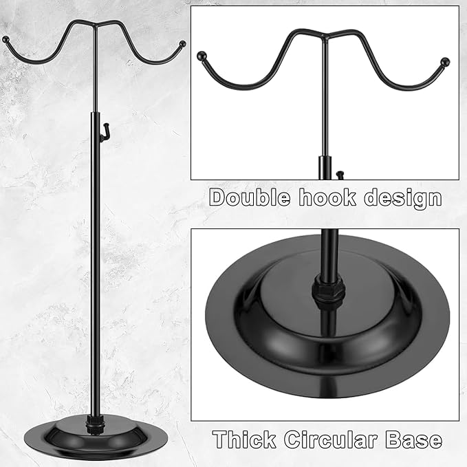 4 Pcs Purse Display Stand Adjustable Height Handbag Display Stand Metal Handbag - Image 4