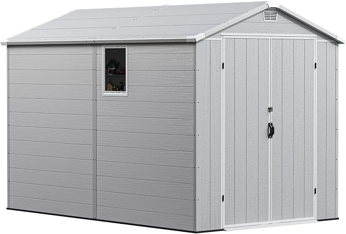 Greesum 6×10FT Plastic Outdoor Storage Shed by BuynowfromGreesum