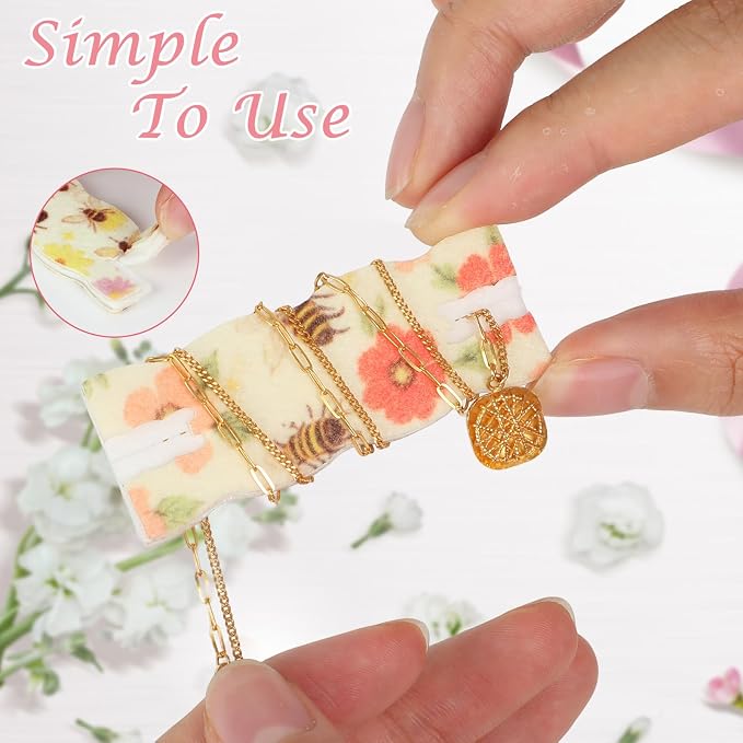 10 Pack Portable Tangle-Free Jewelry Organizer, Travel Necklace Storage Case - Image 6
