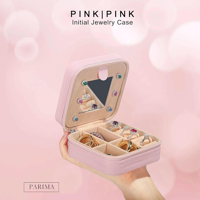 Parima Small Jewelry Box for Girls, Initial Jewelry Boxes for Girls | Small - Image 2