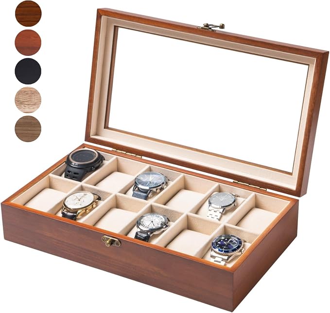 Watch Box, Watch Case for Men Women by ExperCity