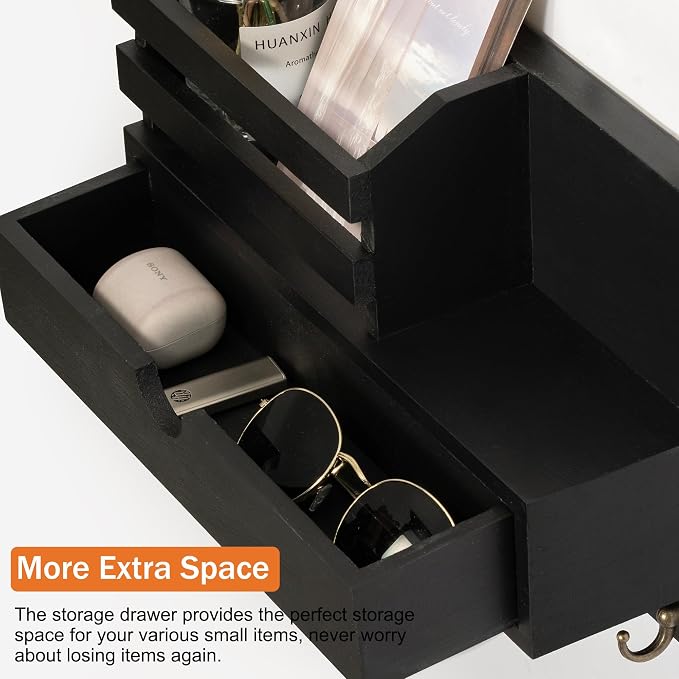 Key and Mail Holder for Wall, Mail Organizer Wall Mount - Image 3