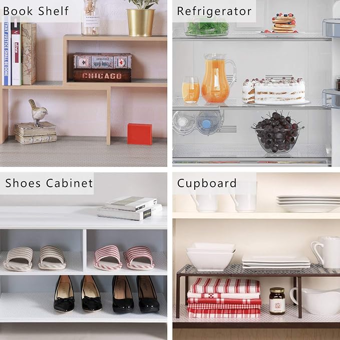 HooTown Shelf Liner Kitchen Cabinet Drawer Mats 23.6 Inch Wide x 196.8 Inch Long - Image 7