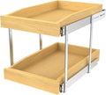 Wooden Soft Close Pull out Cabinet Organizer 26" D x 4.3" H, Heavy Duty Slide by Pulloutor