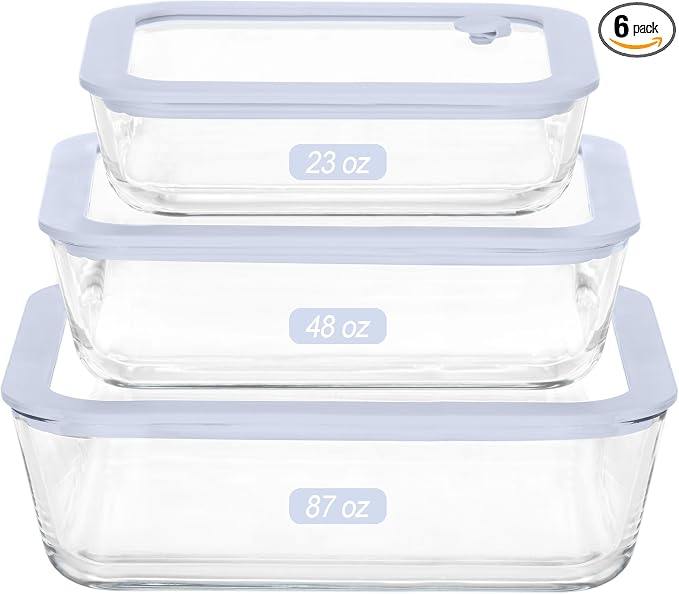 Urban Green Glass Food Container Set by LiveaLifeEasierandGreener