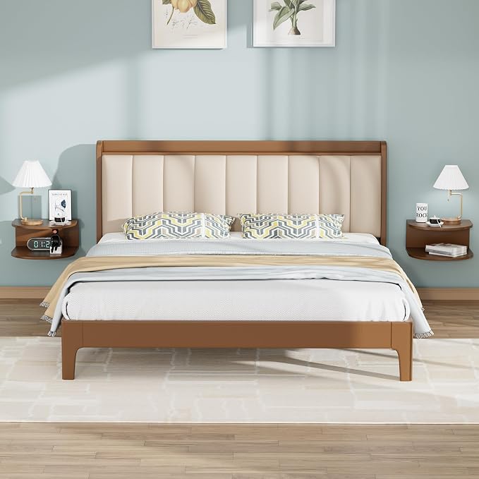 Bamboo Floating Nightstand - Image 8