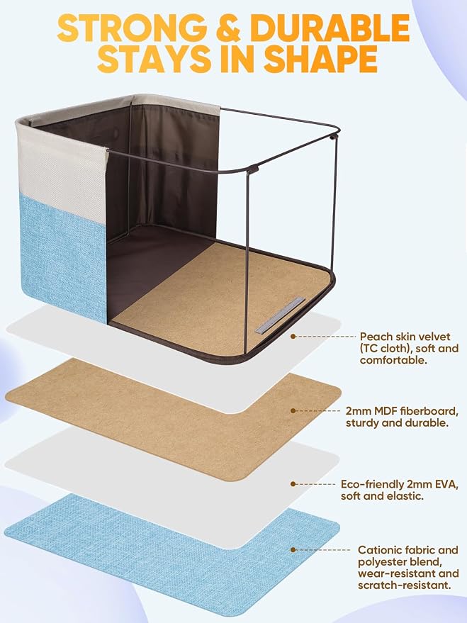 BALEINE 1 Pack Fabric Storage Bins - Image 3