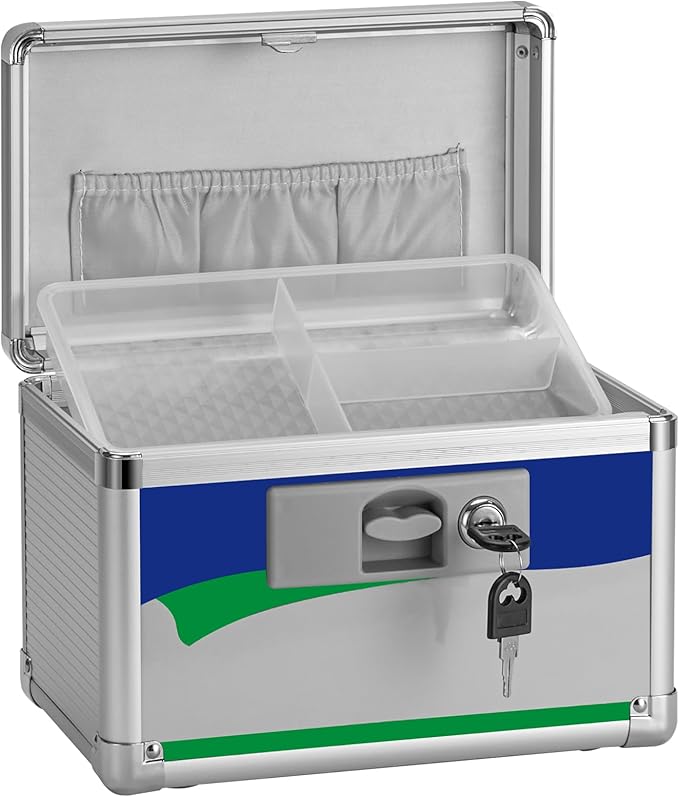 Medicine Lock Box for Safe Medication by GODLONSEN