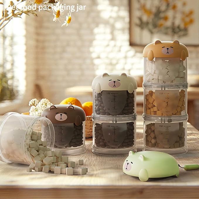 Visible Tiered Pet Treat Storage Box - Image 6