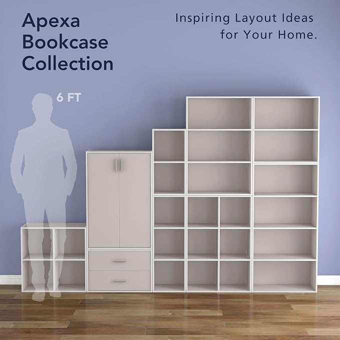 Homes: Inside + Out Apexa 2-Drawer Wooden Stackable Storage Drawers, Small Food - Image 10