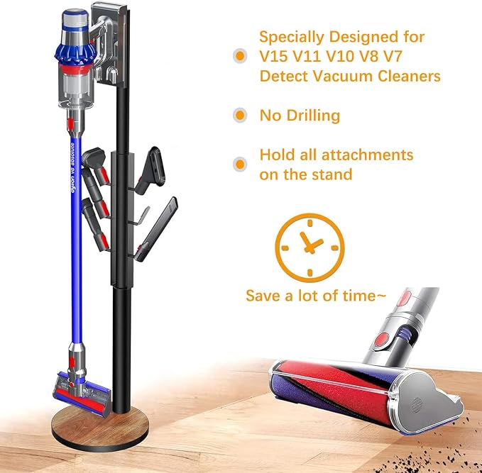 Docking Station Holder Freestanding Vacuum Stand Rack Compatible - Image 4
