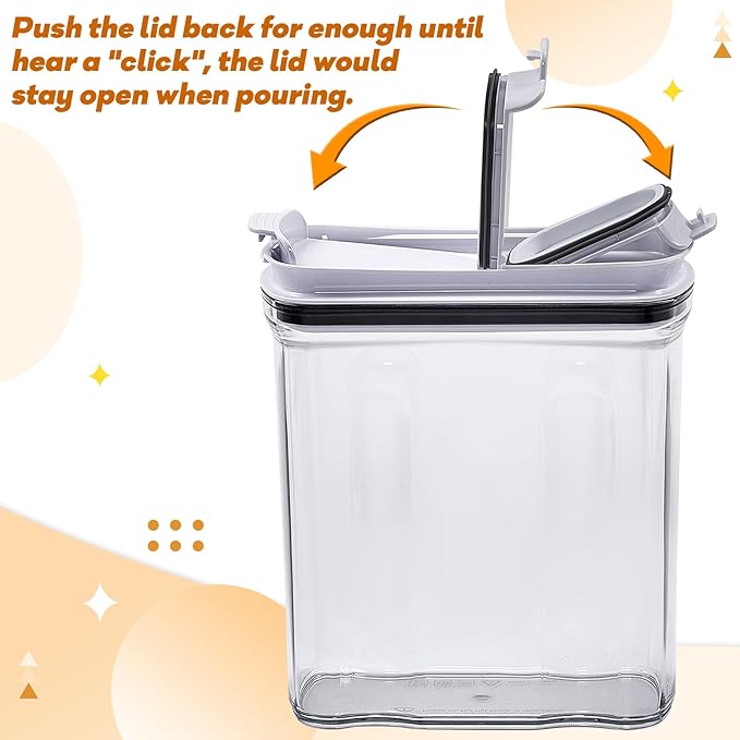 FreshKeeper Food Dispenser Set, Airtight Food Storage Container - Image 5