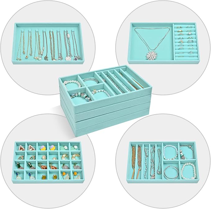 ProCase Stackable Jewelry Organizer Trays - Image 4