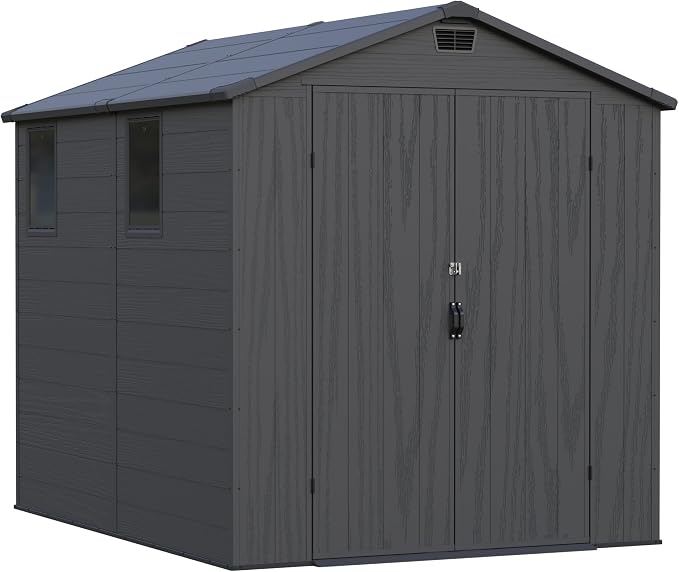 Greesum 6×8FT Plastic Outdoor Storage Shed - Image 4