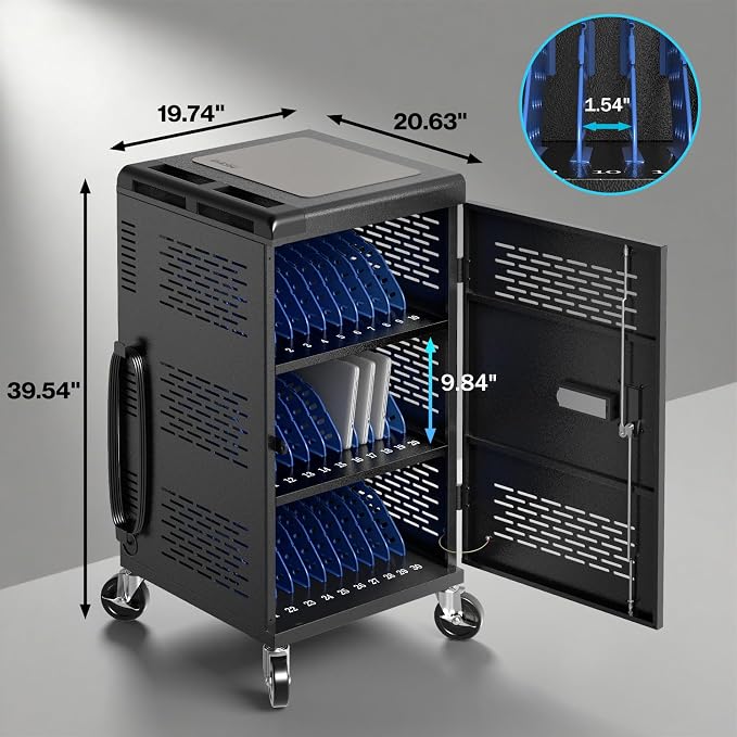 Fully Assembled 30 Unit Device Charging Station - Image 3