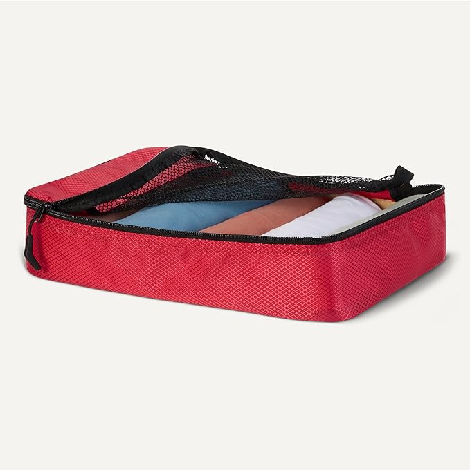Amazon Essentials 4-Piece Packing Cubes Travel Accessories Set, Luggage - Image 3