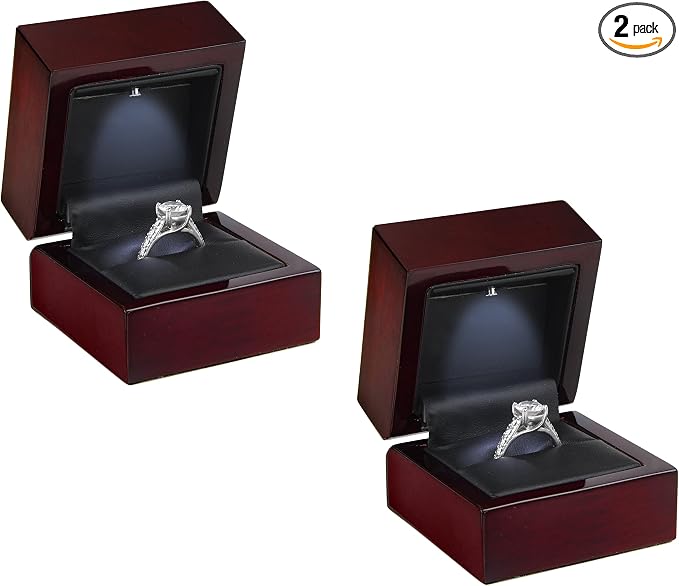 Allure - 2 Pack, Luxury Ring Box by ALLURE