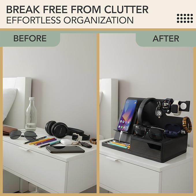 Nightstand Organizer- Bedside Docking Station - Image 8