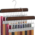 TOPIA HANGER 40 Hooks Belt Tie Hanger Space Saving by TOPIAHANGER