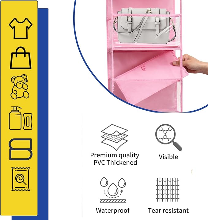 2 Packs Over The Door Organizer - Image 6