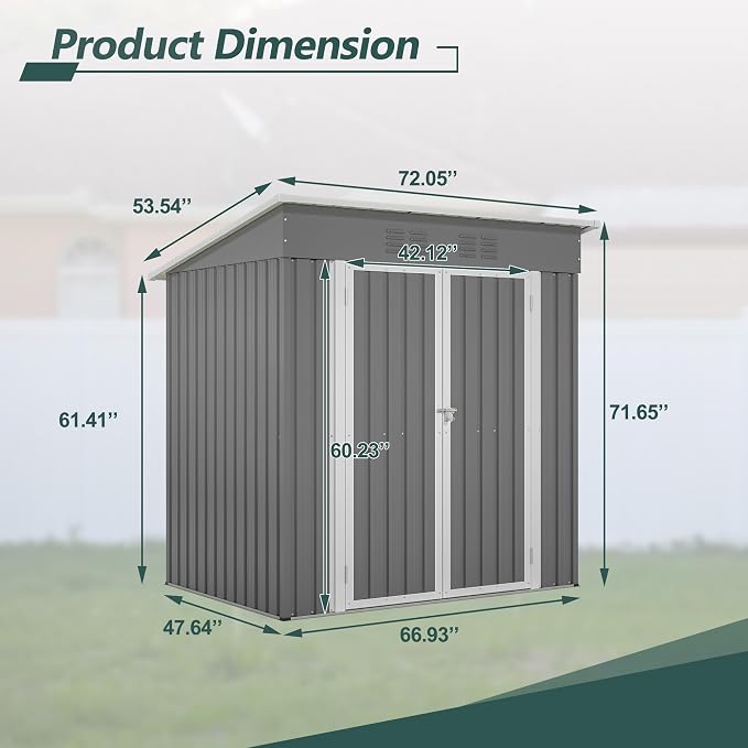 Ball & Cast 6x4FT Storage Shed - Image 2