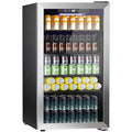 COWSAR Wine Cooler, 26 Bottle 130 Can Beverage Refrigerator, ETL Approved Mini by COWSAR