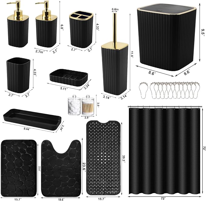 26PC Bathroom Accessories Set - Image 2