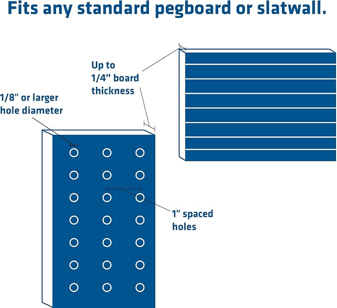 Century Drill & Tool, 2-tier pegboard rack space saver #03199 – perfect - Image 5