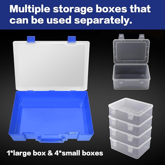 ALCYON 1600+ Baseball Card Storage Box, Sports Cards Holder Organizer Hard - Image 4
