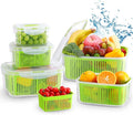 LUXEAR Fruit Vegetable Produce Storage Saver Containers by Luxear