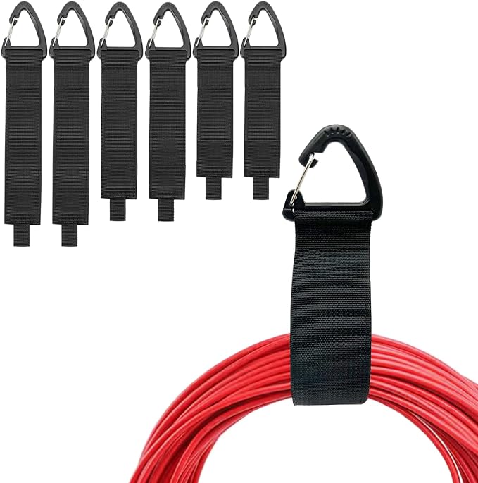 Extension Cord Holder Organizer, 6 Pack inch Heavy Duty Storage Cable Straps by Unknown
