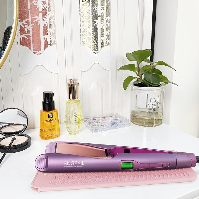 ANGENIL Heat Resistant Silicone Flat Iron Mat Pouch, - Image 5