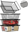 Freezer Organizer Bins ，Enhanced Leak-Proof Bottom，4 Pack Stackable Deep by ANJUBAN