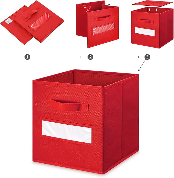 artsdi 13x13x13 storage cube bins Fabric storage cubes - Image 4