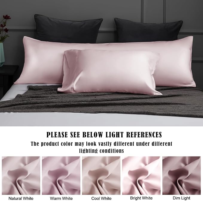 TELUS Pillow Cases King Size 2 Pack, Bamboo Rayon & Lyocell Pillowcase - Image 7