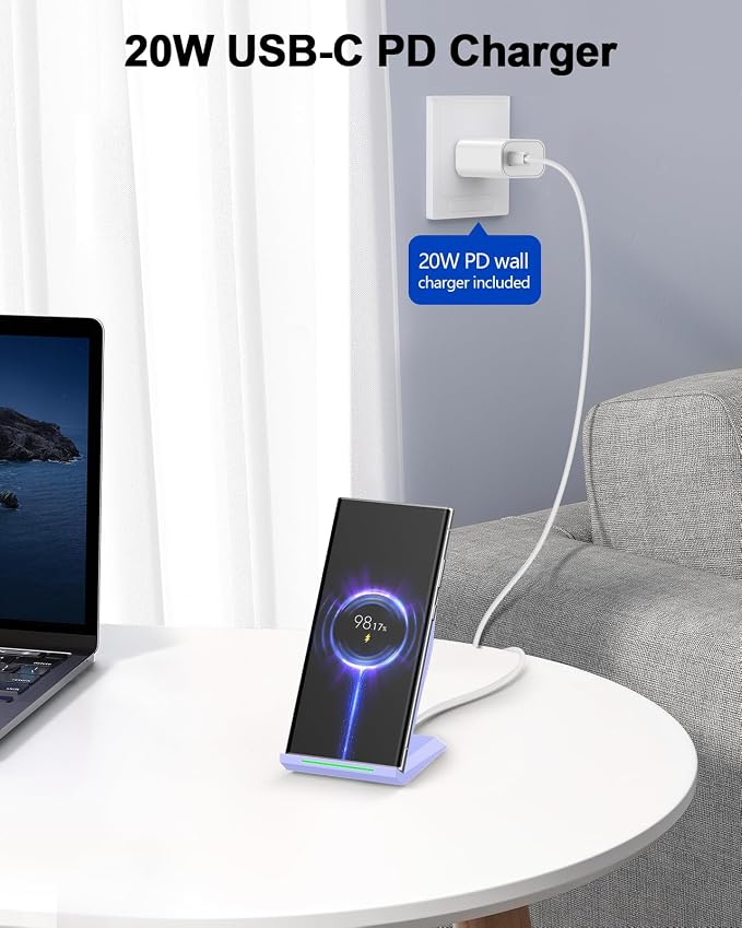 NANAMI Wireless Charger with USB C Charger - Image 4