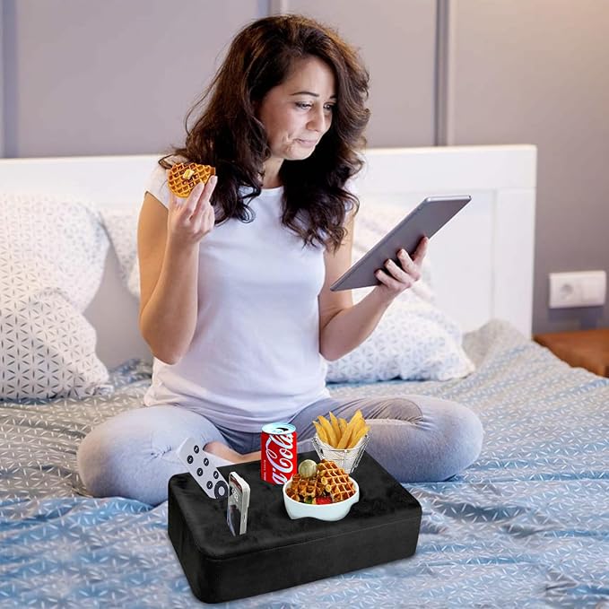Couch Bed Cup Holder Pillow, Nisdoing 5 Hole Couch Drink Holder! Keep Drinks - Image 3