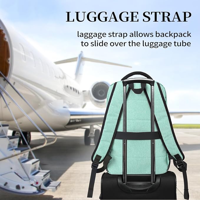 Della Gao Travel Laptop Backpack, Anti Theft Backpack - Image 5