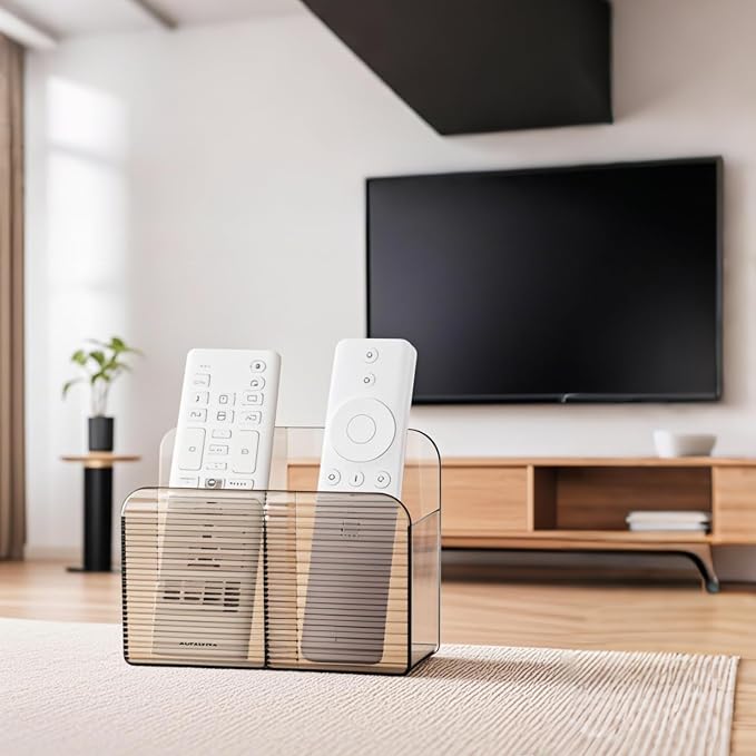 LINFIDITE Adhesive TV Remote Control Holder Wall Mount TV Remote Holder - Image 2