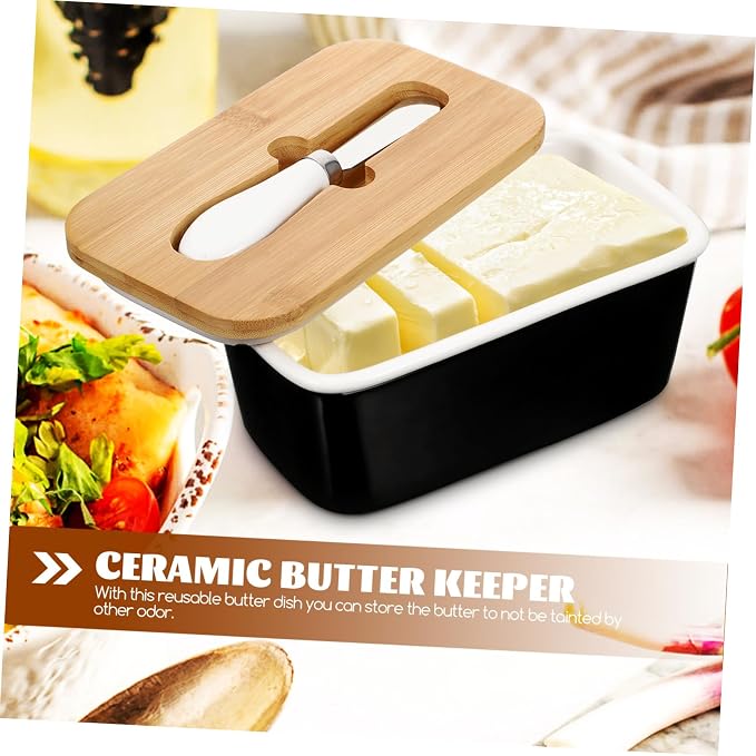 Healifty Ceramic Butter Box - Image 5