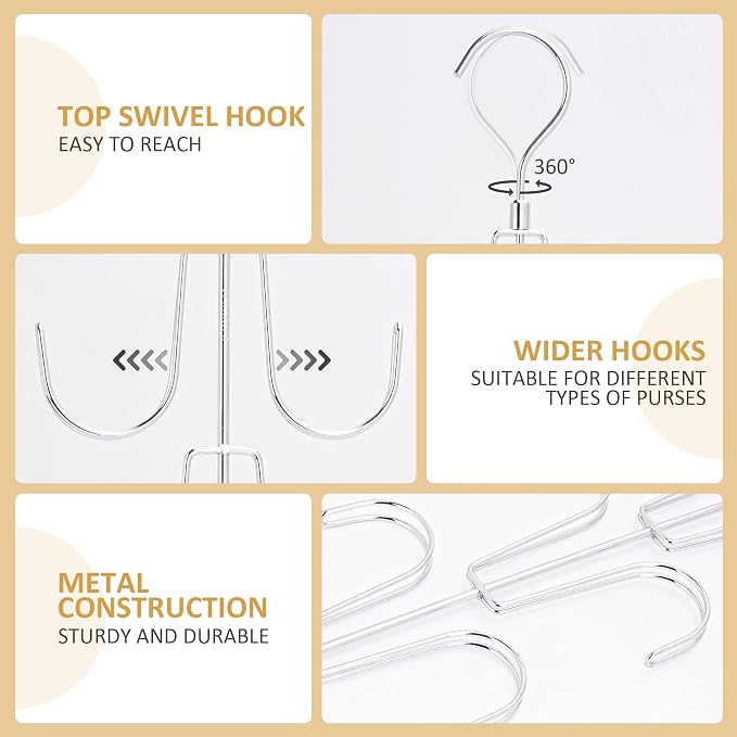 ZEDODIER 2 Pack Purse Organizer - Image 4
