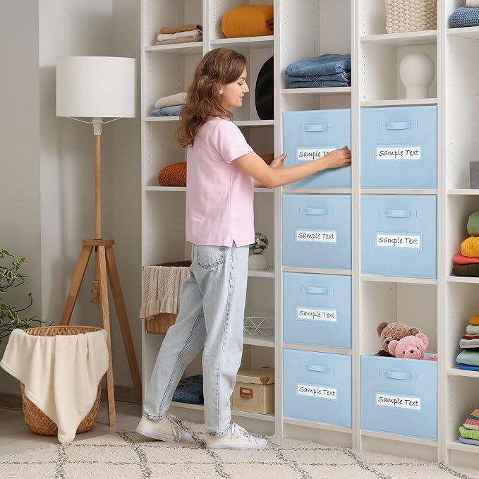 artsdi 11x11 storage cube bins Foldable Fabric storage cubes - Image 5