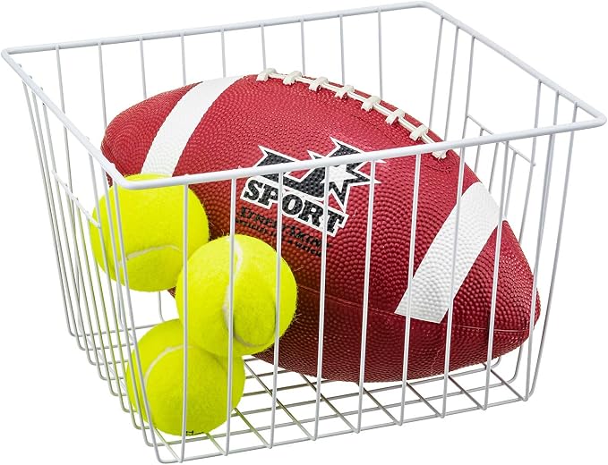 Freezer Baskets Organizer, Refrigerator Metal Wire Storage Basket Bins - Image 4