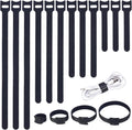 200PCS Reusable Cable Ties Wire Ties Cord Organizer Cable Organizer Adjustable by SyncYourLifeWithMVYC