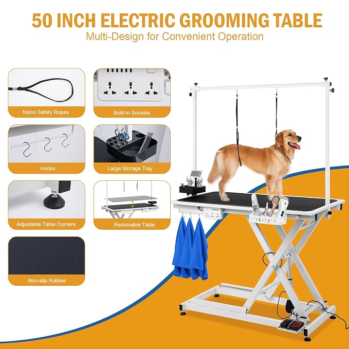 Electric Dog Grooming Table 50" - Image 5