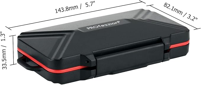 PROfezzion 24 Slots SD Card Holder, Water-Resistant & Anti Shock Designed - Image 7