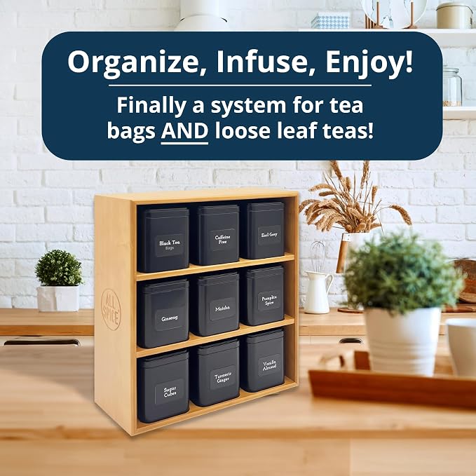 AllSpice Tea Organizer Rack - Image 3