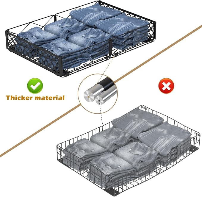 NADAMOO Under Bed Storage with Wheels, 1 Pack Rolling Under Bed Storage - Image 5