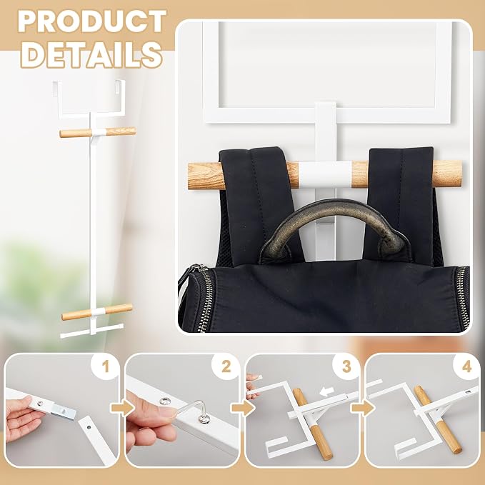 Over The Door Backpack Hanger, Backpack Hanger - Image 3