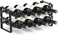 Stackable Wine Rack Countertop, Sturdy Wine Bottle Holder Freestanding by ICOHOT
